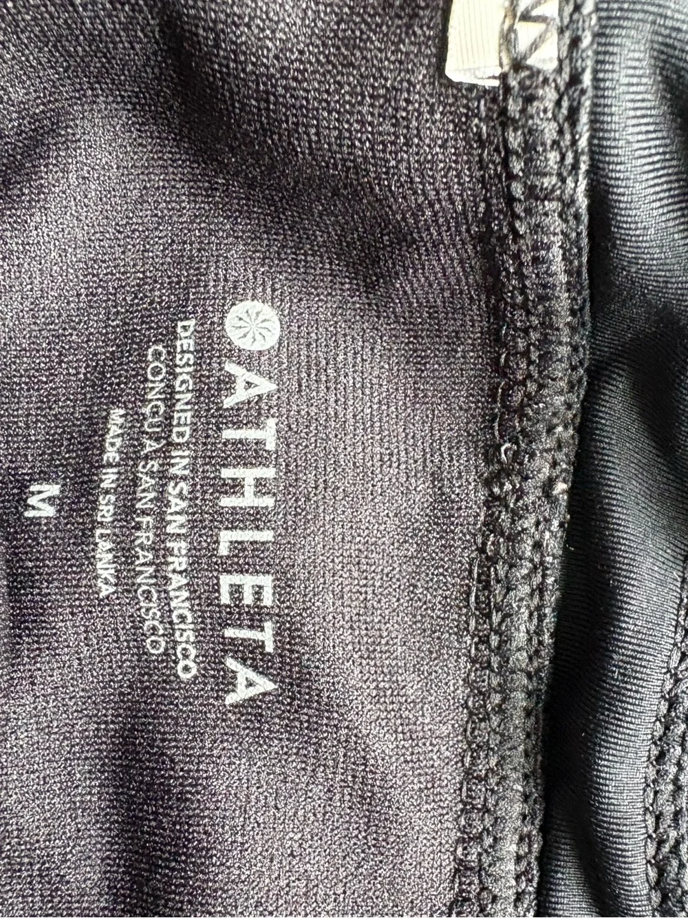 Athleta Women's Black Swim Athletic Shorts